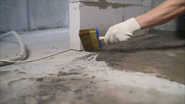Crawl space vapor barrier installation in Milford, IL